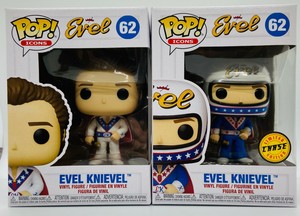 2x FUNKO POP EVEL KNIEVEL DAREDEVIL #62 ICONS CHASE LIMITED EDITION BUNDLE SET | eBay
