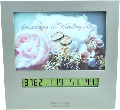 Wedding Countdown Clock with Large Digital Display Day Timer Is Also a 4X6 Pictu