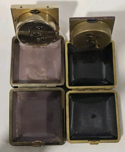 4 Vinrage Travel Clocks PARTS OR REPAIR Lot- Grants, Elign, Seth Thomas & Swania - Picture 7 of 13