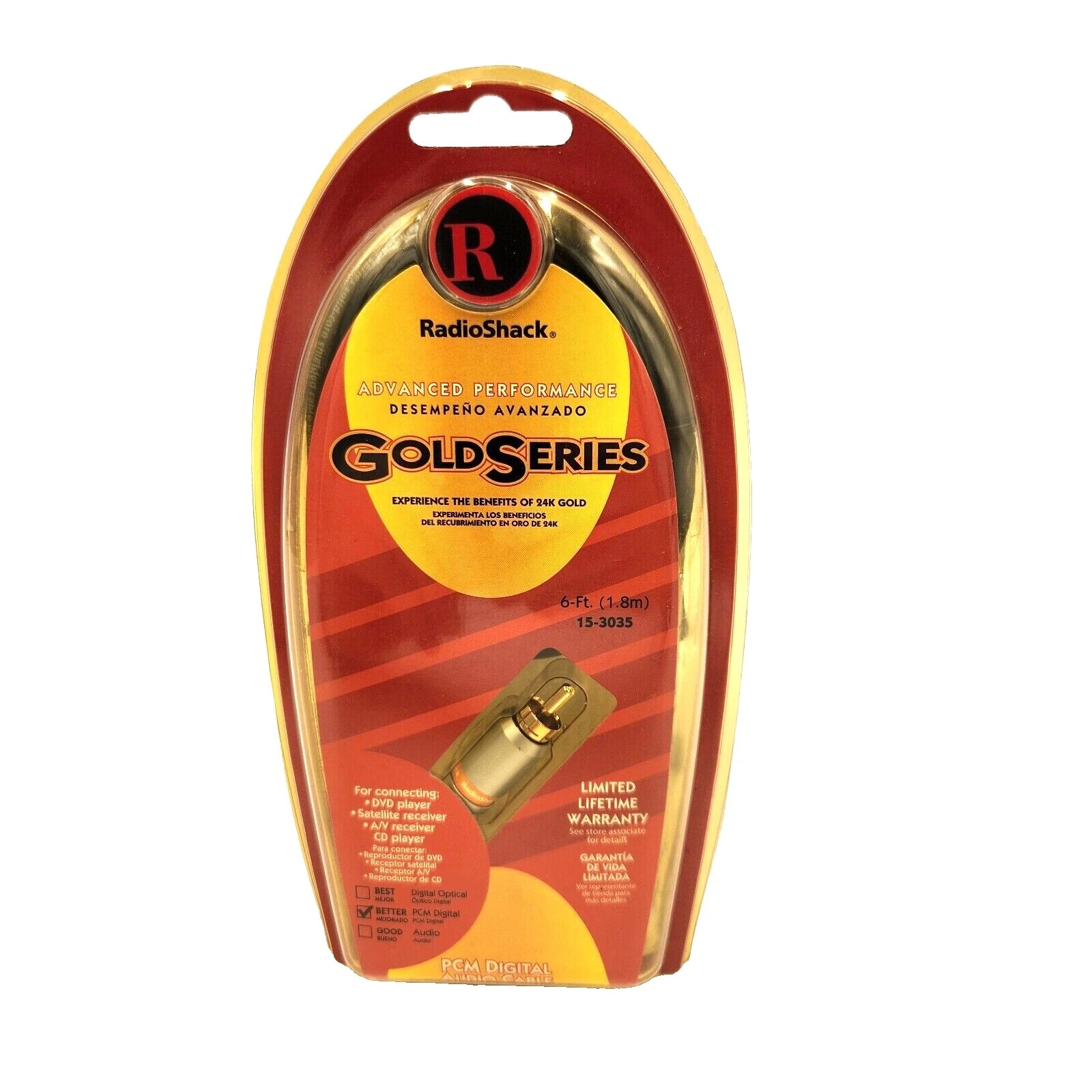 RadioShack RCA/Phono Male Home Audio Cables & Interconnects