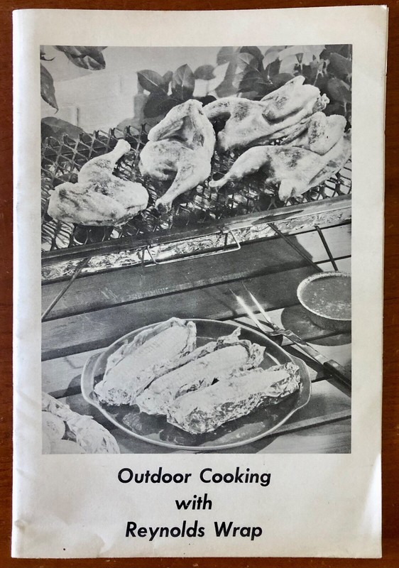 VINTAGE ADVERTISING REYNOLDS WRAP OUTDOOR COOKING RECIPES A&P STORES (1960'S ?)