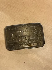 Vtg Wells Fargo and Co. California Tiffany New York Metal Belt Buckle