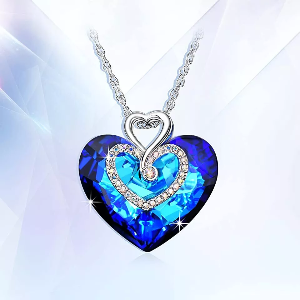 Sapphire crystal pendant deals