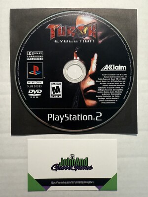 Turok: Evolution PS2 Game (2002) - Acceptable Condition, Fast Shipping!