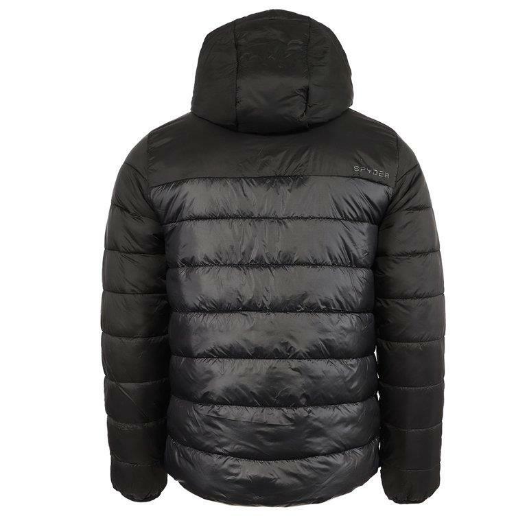 Spyder Men's Dolomite Full Zip Down Jacket - Black - TeamSkiWear