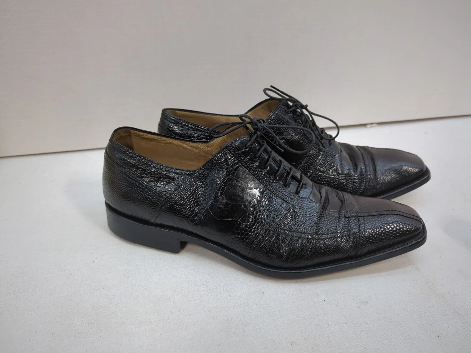 PUMA Cougar Boutique Line Uomo 9 5 Made In Italy Pelle Nero Lucertola