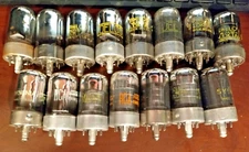 15 Tested Good VTG. Mixed Brand 7Y4 7B6 7R7 7Q7  7F7 7B8 LOKTAL Vacuum Tubes