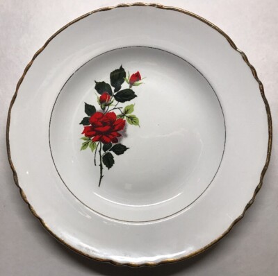 Lot Of 6 Deep Plates BOLOGNE Model Moulin Des Loups Orchies D 23 Cm