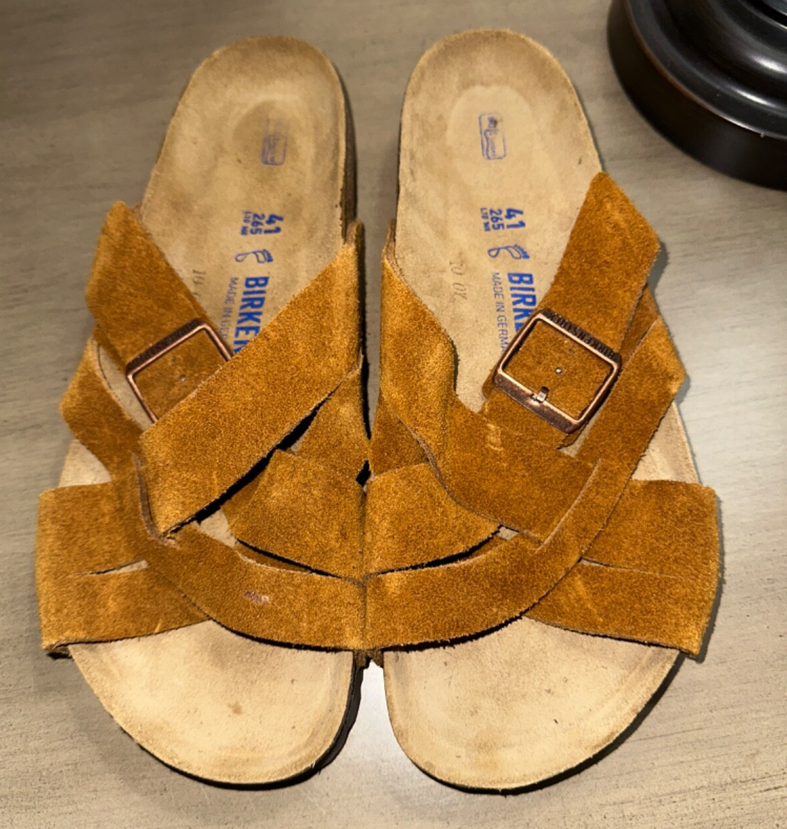 birkenstock lugano camberra old tobacco UNISEX - Mules - tabacco/brown The Birkenstock Lugano is a crossed Birkenstock Lugano Camberra Old Tobacco