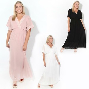 Détails Sur Robe Femme Longue Crochet Cache Coeur Pas Cher Chic Plage Taille Elastique