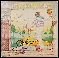 ELTON JOHN + TAUPIN & JOHNSTONE Signed (3) Autographed LP Cover + (2)LP - PSA