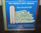 RARE VINTAGE EVEREADY PRESTONE PERFECT ANTI-FREEZE 1 GALLON CAN MAN CAVE DECOR — photo 2