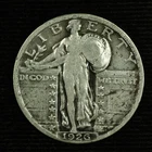Standing Liberty Silver Quarter. 1926 P. Fine. Lot # 9049-48-404