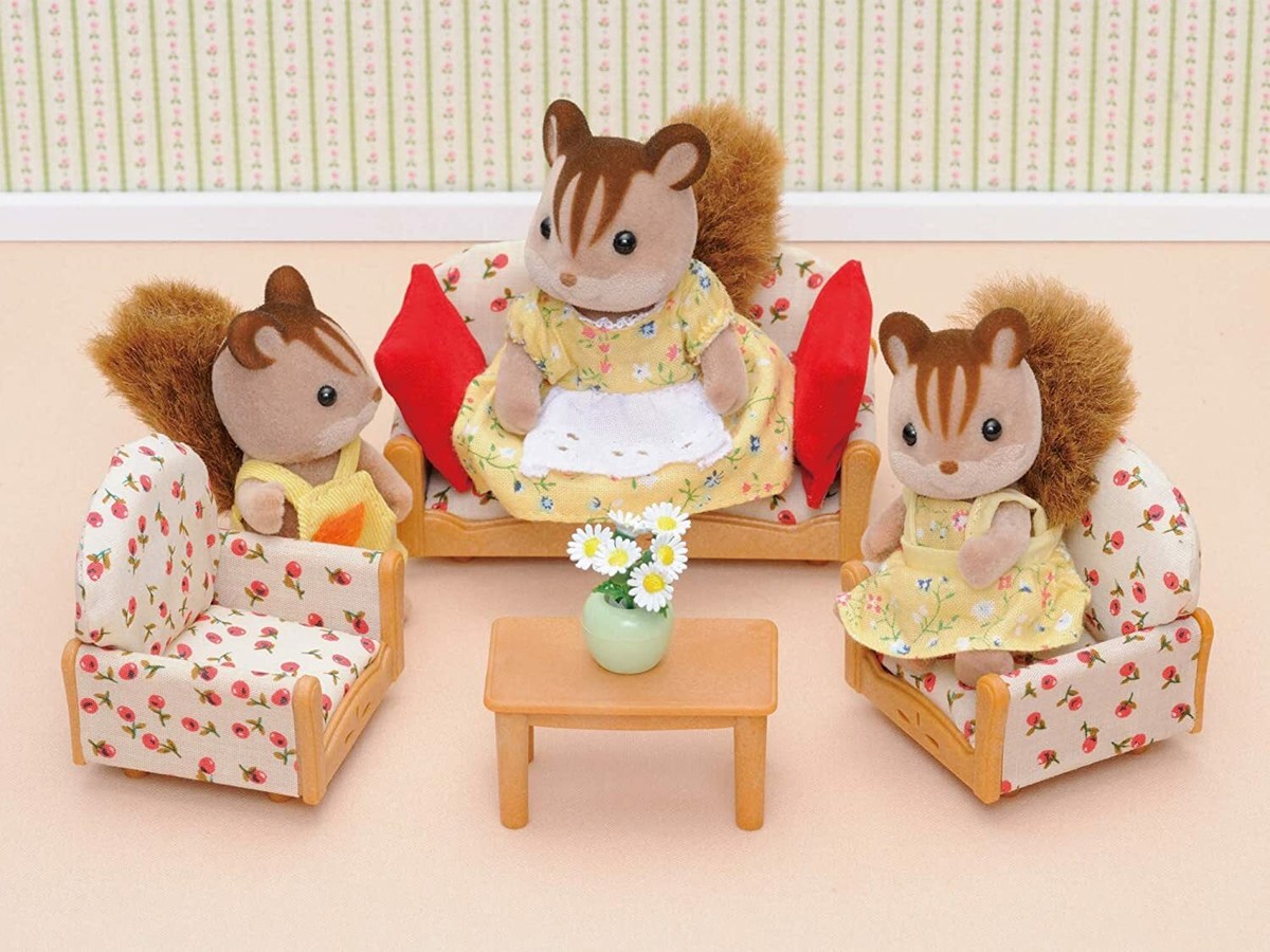 Set Sala Da Pranzo Elegante Per Sylvanian Families – 21 Pezzi Arredamento - Foto 4