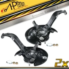 A-Premium 2x Front Wheel Hub Bearing Knuckle Assy for Honda Accord 03-07 Auto