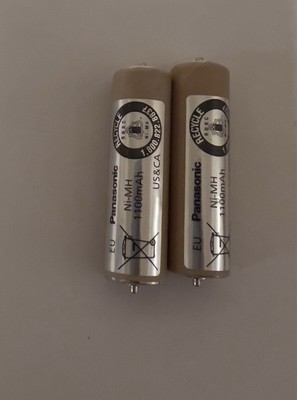 Lot De 2 Batteries 1200mAh 1,2V NiMH – Pour Panasonic ER154, ER1610, Etc.