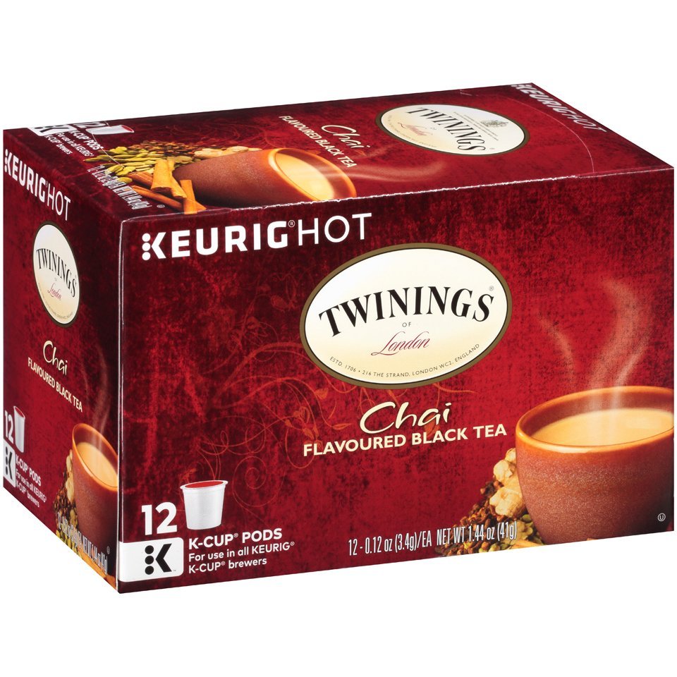 Twinings Chai Black Tea 24 to 144 Count Keurig Kcups Pick Any Size FREE
