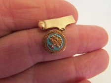 Natl.Congress of parents and teachers oak pin Gold filled GF vintage PTA E-5 AJY