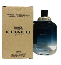 Coach New York Blue Men's Eau de Toilette Spray 3.3 Oz / 100 Ml