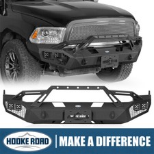Fit 2009-2012 Dodge Ram 1500 Offroad Front Bumper With Winch Plate Led Lights Fit 2009-2012 Dodge Ram 1500 Offroad Front Bumper With Winch Plate Led Lights