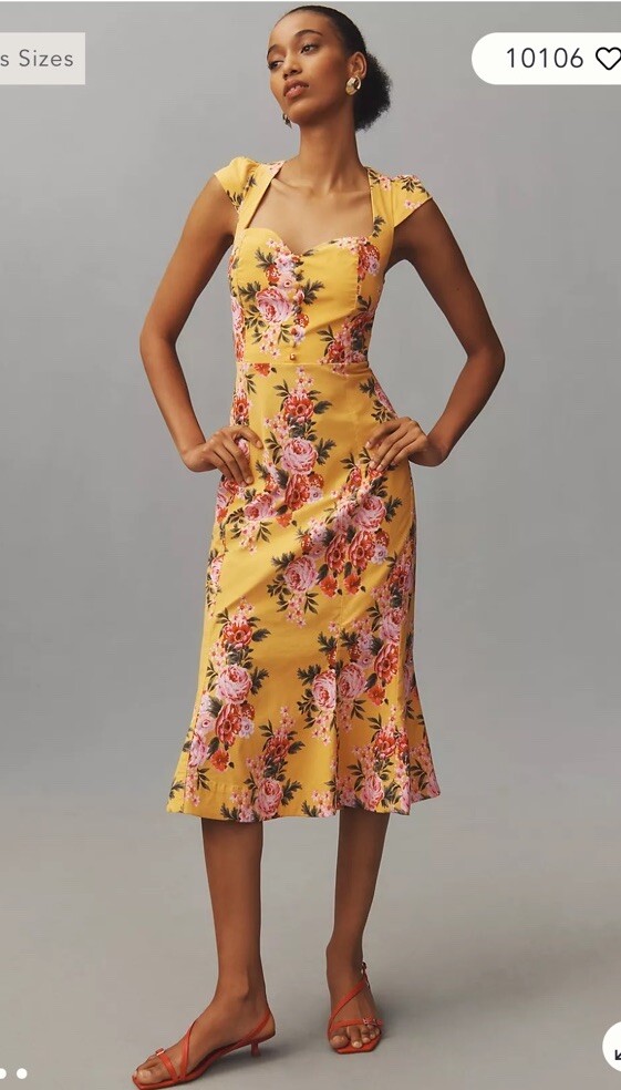 NWT Anthropologie Cecily Fit & Flare Sweetheart Midi Dress by Maeve Abstract M!! | eBay NWT Anthropologie Cecily Fit & Flare Sweetheart Midi Dress by Maeve Abstract M!! | eBay