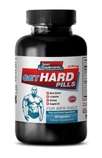 Maca vitality boost - GET HARD PILLS - Nitric oxide booster supplement 1 Bottle 