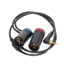 3.5mm TRS to two XLR 3 pin for R DE Wireless GO II Dual Channel wireless output