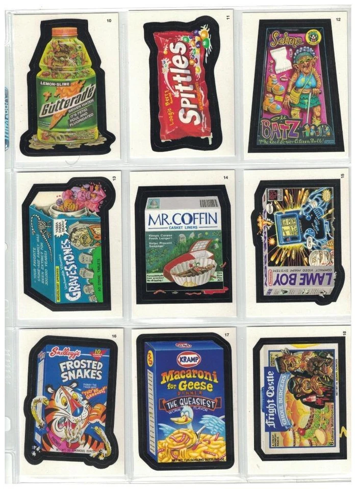 2004 WACKY PACKAGES ANS1 ALL NEW SERIES 1 COMPLETE SET OF 55 CARDS NM/MT - Image 3 of 4