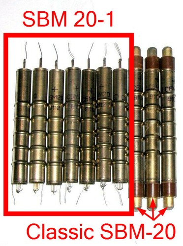 Neue Counter sbm-20-1 sbm20 сбм-20-1 (sts-5, si22g) Geiger Müller Röhre ...