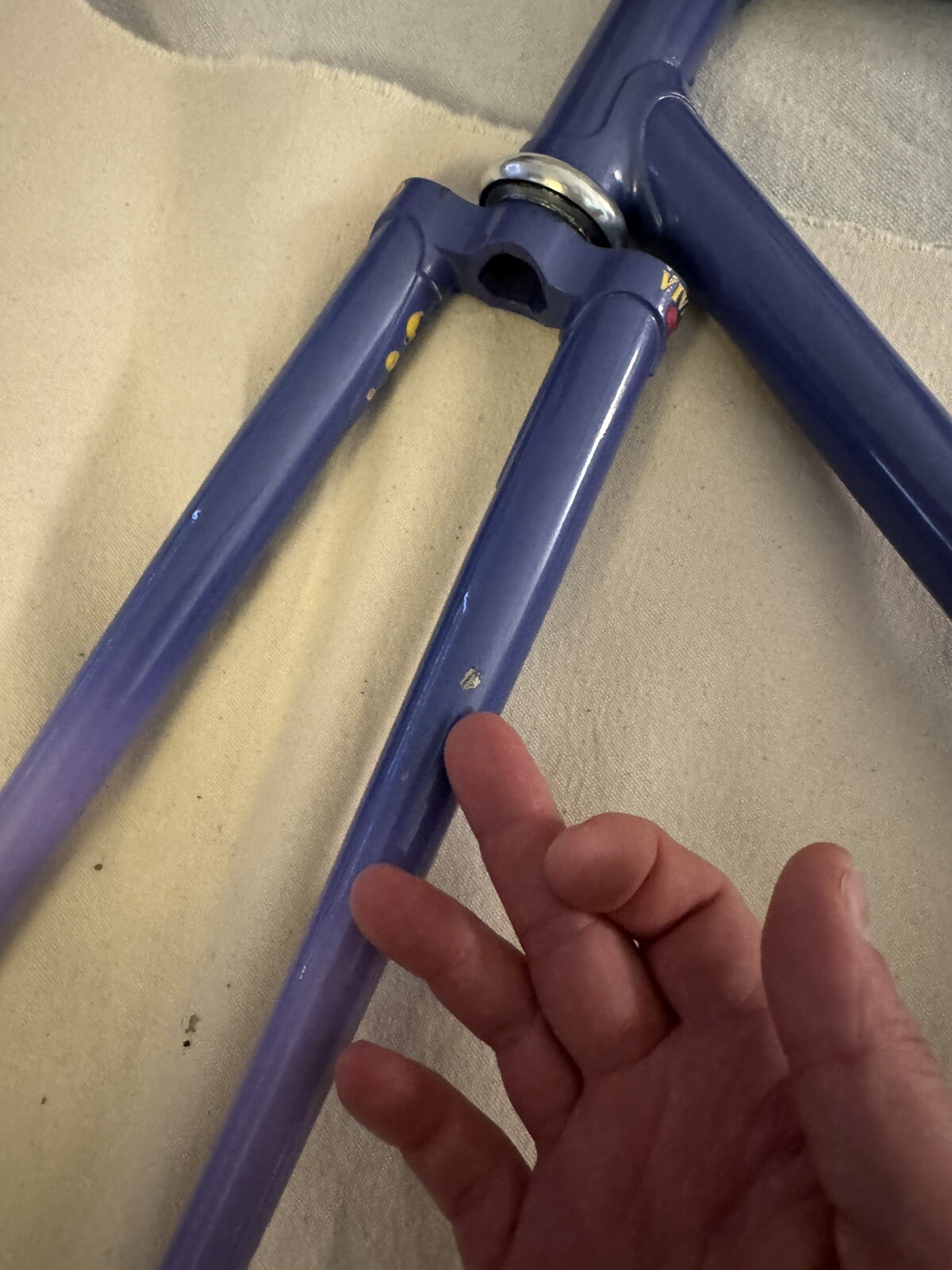 Vivalo NJS Keirin Fixed Gear Bike Frame Set 53.5cm with NJS bb and Headset