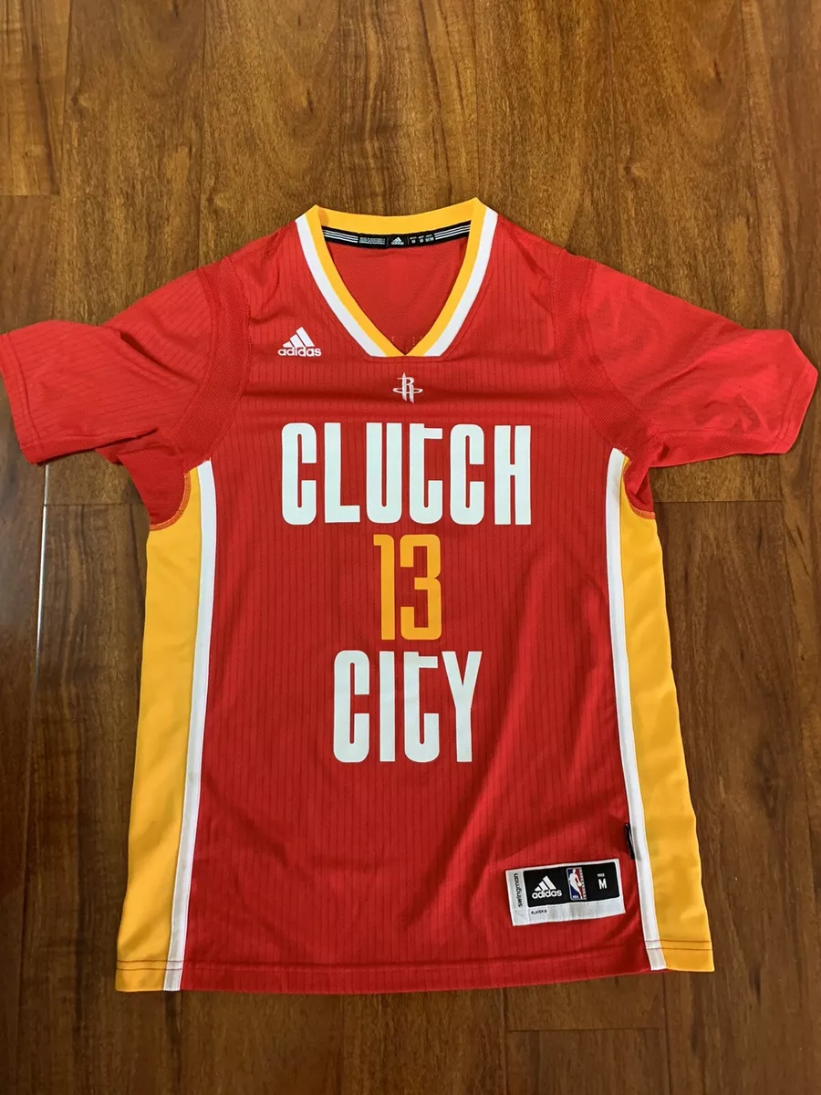 James Harden - Houston Rockets - Game-Worn 'Clutch City' Jersey - 2015-16  Season