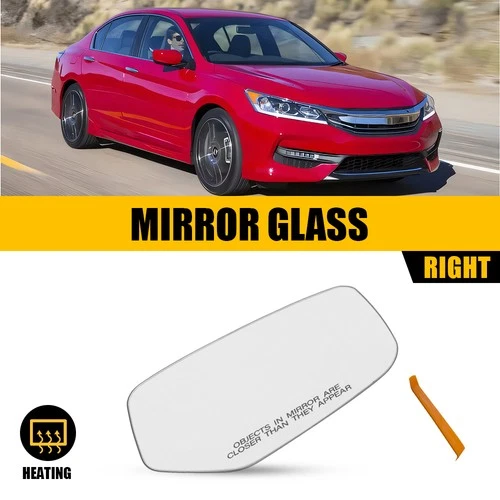 For 2013-2017 Honda Accord Mirror Glass Heated Passenger Right Side 76203T2GA91