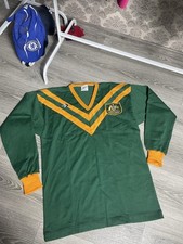 Rare AUSTRALIA 1980's RUGBY LEAGUE PEERLESS NATIONAL TEAM JERSEY SIZE 18 (L)