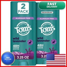 Tom's of Maine Wild Lavender Natural Deodorant 3.25 oz 2 Pack