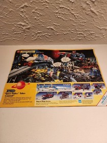 Vintage (1989) LEGO SPACE Futuron Space Police Blacktron Sets Poster - RARE