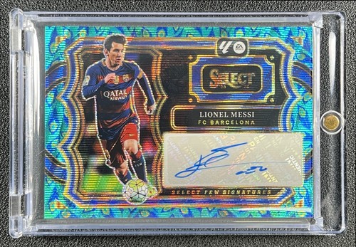 Lionel Messi 2025-26 Panini Select La Liga #SF-LM FEW AUTO PEACOCK PRIZM SSP