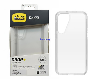 Otterbox React Series Samsung Galaxy S23+ Clear Protective Case Drop+ Read