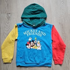Disney Mickey And Friends Hoodie 5/6 Multicolor Pluto Goofy Daisy Donald Minnie