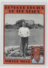1972 Topps Boyhood Photos of the Stars Wilbur Wood #342 2u3