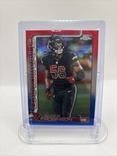 2025 Topps Chrome Football - Red White Blue Refractor Darius Robinson #9