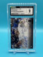 2022 Stadium Club Jon Heasley Auto RC Rookie #SCBA-JH Royals CGC 9