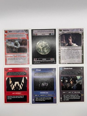 Star Wars CCG Dagobah Revised WB Common Uncommon Complete Set | Decipher SWCCG