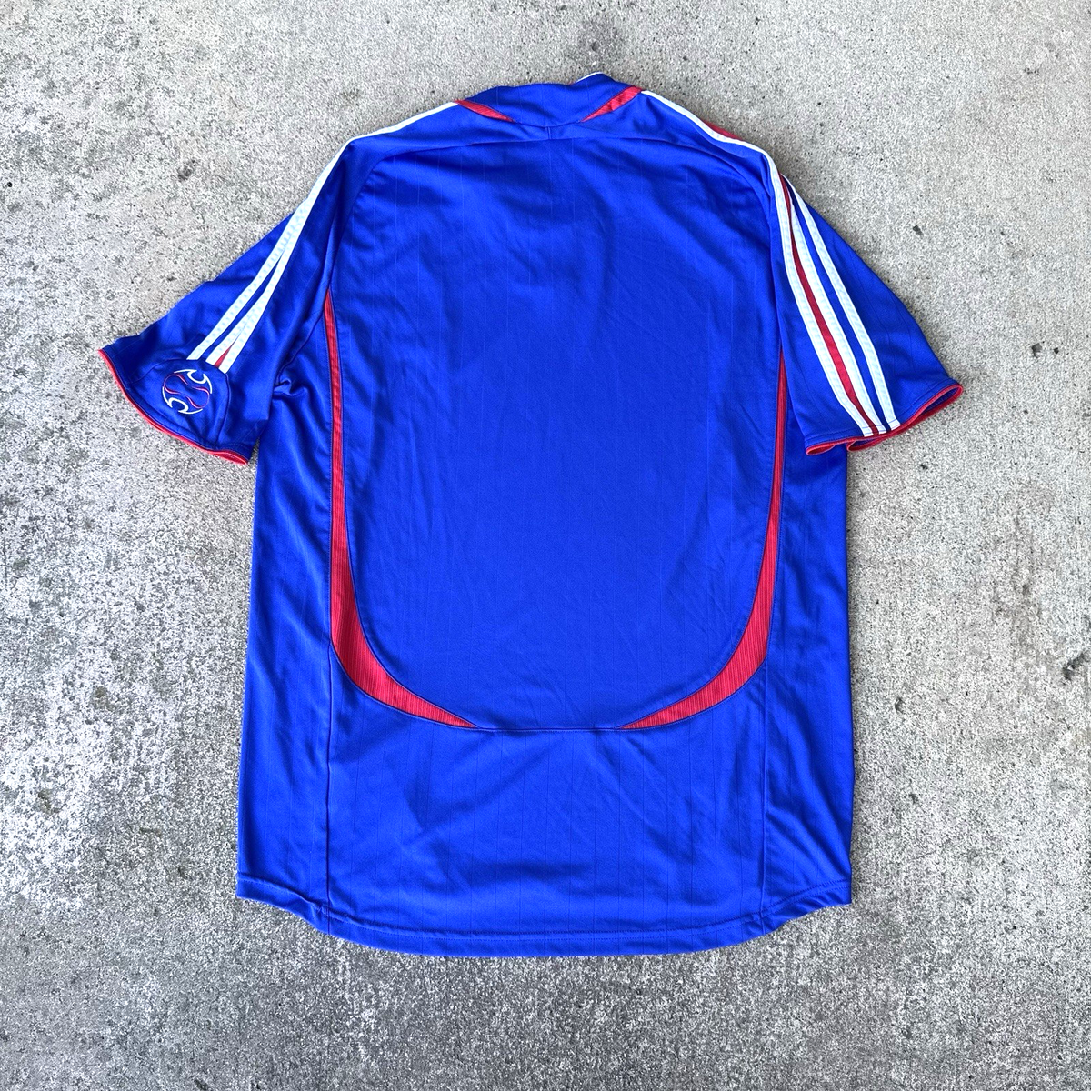 Vintage Adidas France Blue Soccer Jersey Sz.L! 2006, Les Bleus