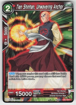 Tien Shinhan, Unwavering Anchor DB2-003 Common  Draft Box 05 - Divine Multiverse