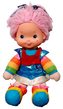 Hallmark Rainbow Brite 'Baby Brite' Plush Doll Pink Hair Vintage 1983