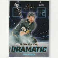 Tomas Hertl Flair for the Dramatic 2025-26 UD Flair Hockey Vegas Card #FTD-17