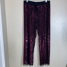 Johnny was grace sequins wide leg pants