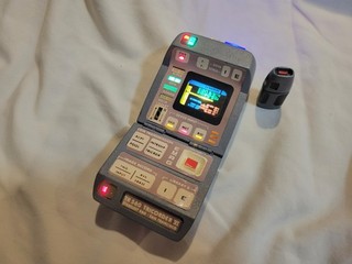 Star Trek TNG Science Tricorder Prop Full Sfx 1990s Rare