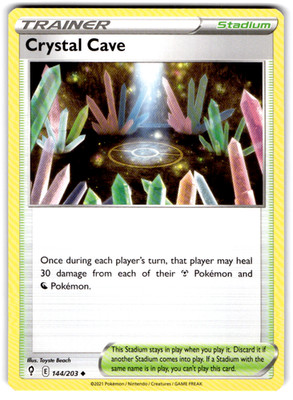 Crystal Cave Uncommon SWSH07: Evolving Skies 144/203 NM