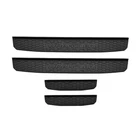 82215394 Jeep Wrangler JL Black Door Sill Guards 4 Door (2018-2026) Mopar OEM